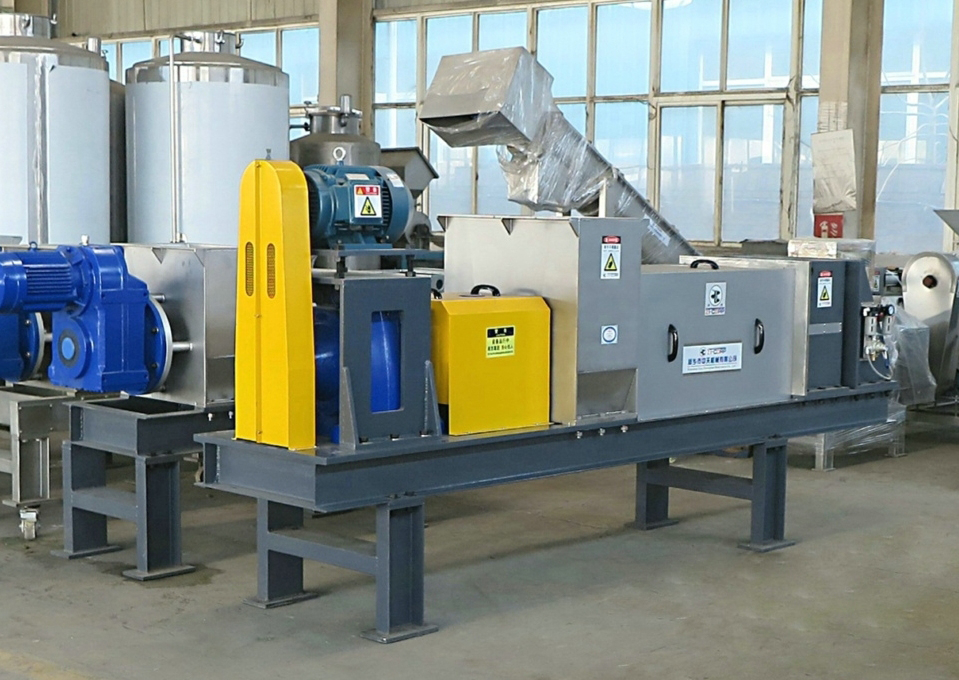 螺旋挤压脱水机在柑橘渣处理行业应用